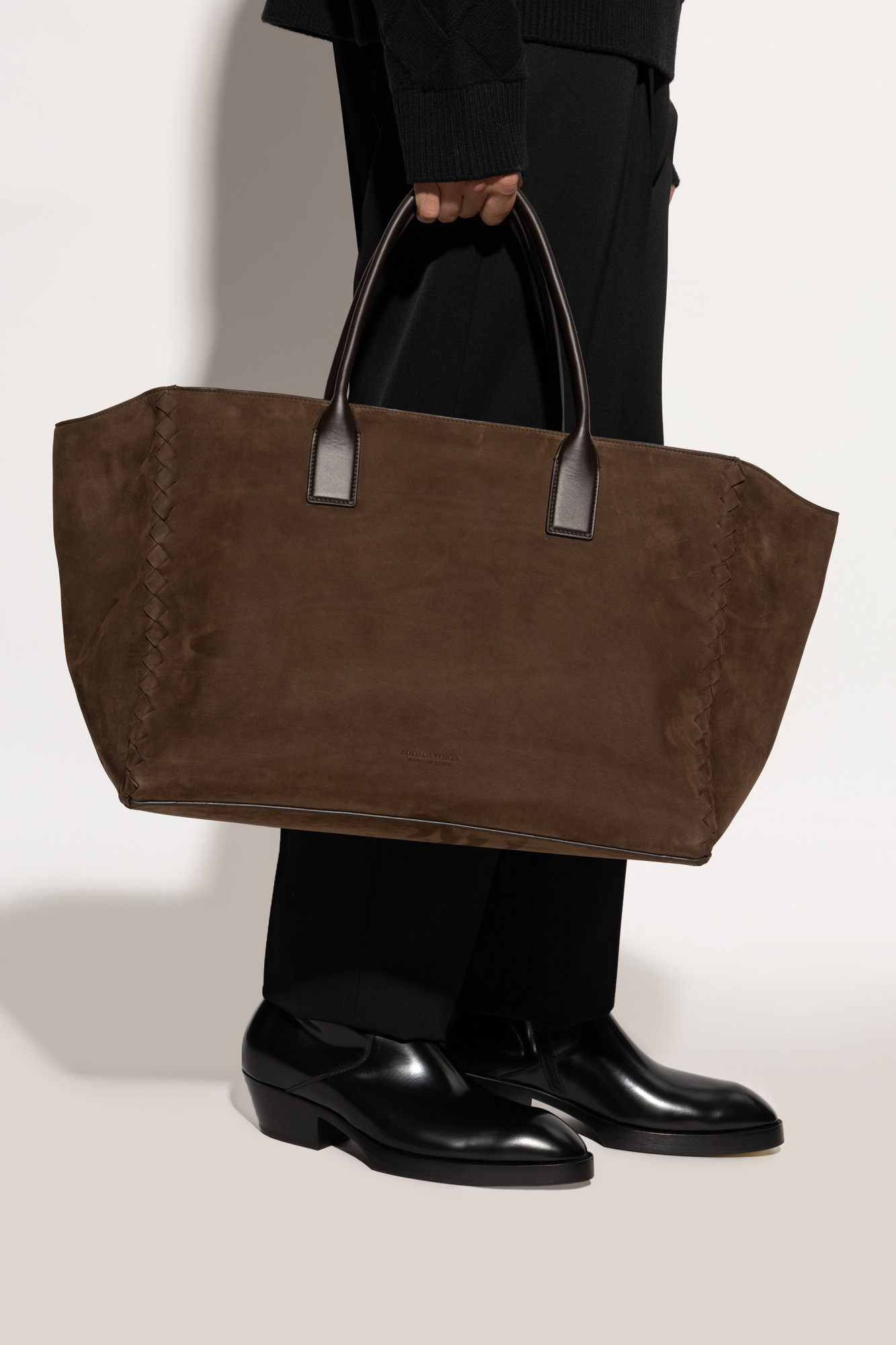 【DE MERIEL】VENETA SHOPPER BAG LARGE SUEDE Designer fashion, Seoul-fully created | W Concept